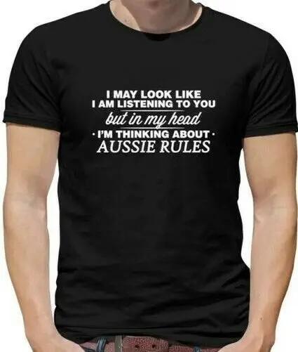 Mein Kopf I'n Aussie Rules Herren T-Shirt-австралишер Фу? ball-Footy- |
