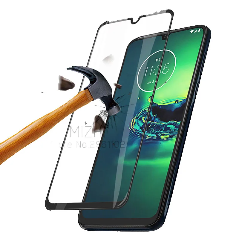 Закаленное стекло для moto g8 plus motorola e6 play защита экрана one pro Макросъемка