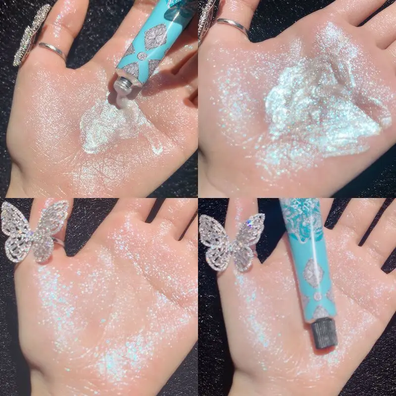 

XIXI Highlighter Illuminator Liquid Body Luminizer Metallic Face Brighten Contouring Makeup Body Bronzer Shimmer Highlighter 1PC