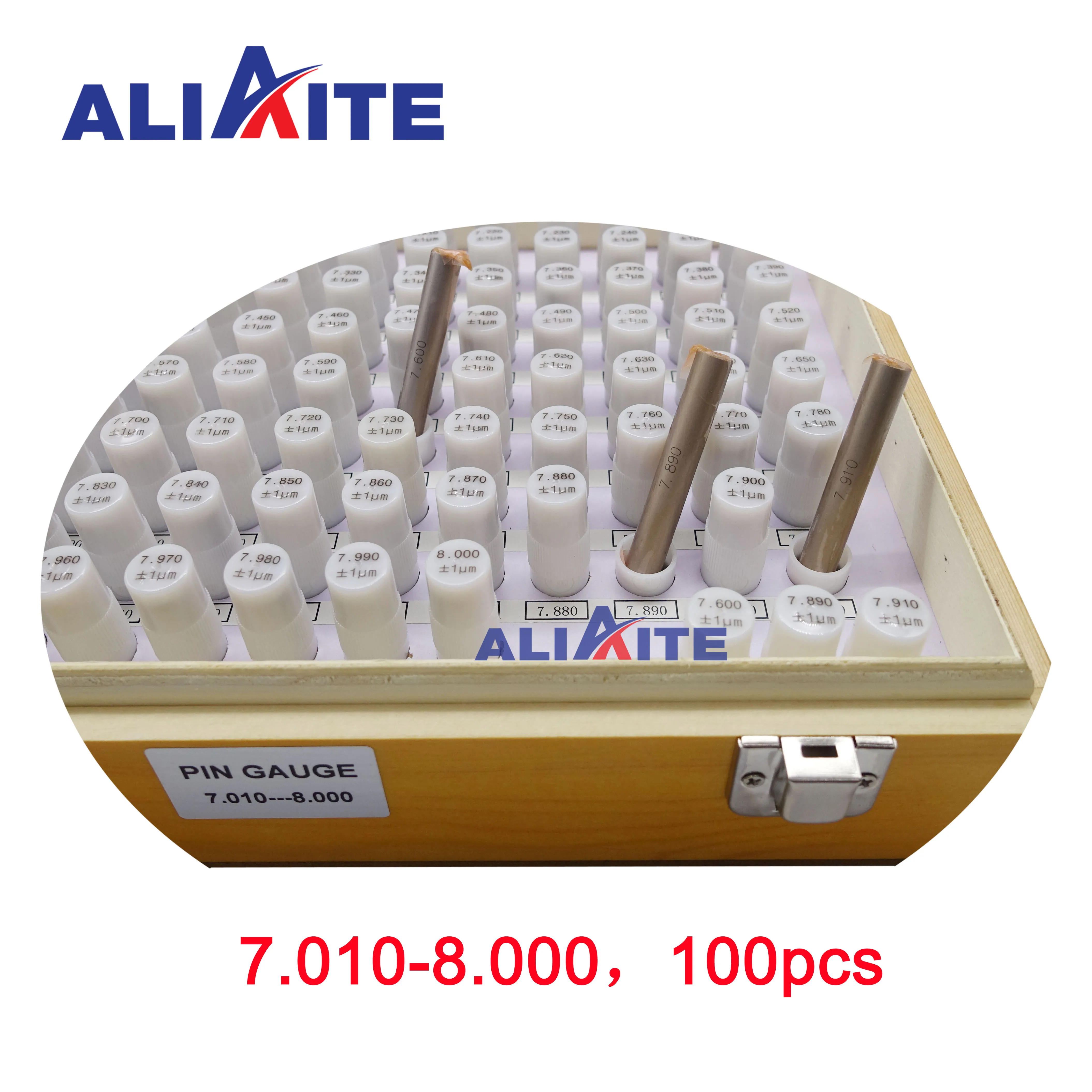 Набор калибровочных штырьков aliaite 7 010-8 000 (шаг: 0 01 100 шт.) | Инструменты