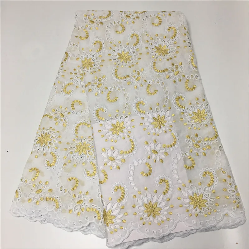 Новейшее швейцарское сухое кружево высокое качество кружева хлопок ткань из Дубая Африканское парчовое полотно 5 ярдов