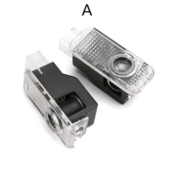 

Car LED Light Door Logo Projector Laser Lamp For Skoda Octavia A5 Superb old Febia Roomster Step lamp Decorative accessories