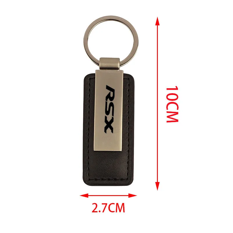 Acura Tlx Key Fob Cover Black Leather Car Keychain Compatible With