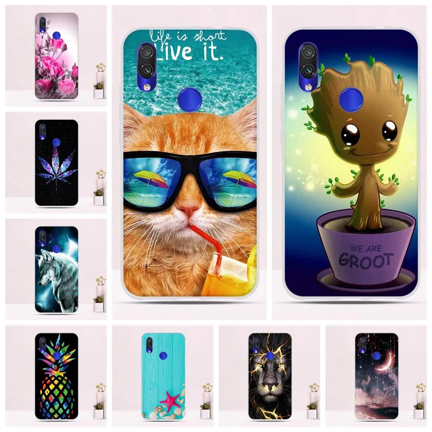 

For Xiaomi Redmi 7 Case 6.26 inch Soft Silicone TPU Back Cases For Xiaomi Redmi 7 Case Redmi7 Phone Cover Funda On Redmi 7 Cover