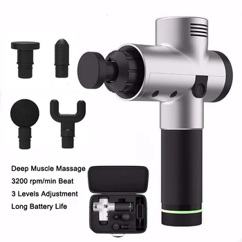 

3200 rpm/min High Frequency Deep Muscle Relax Therapy Massage Gun Vibration Body Massager Fascia Gun Muscle Pain Relief Machine
