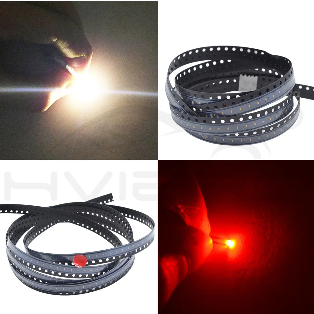 Hviero Smd Smt SMD 2.0~3.2V 20MA SMT chip 0402 Ultra Bright white red green blue yellow Pink Orange LED diode lamp light Emitting Diode