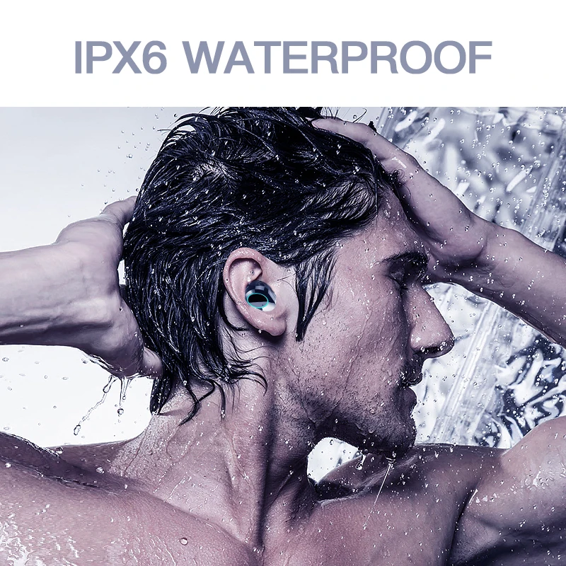 KUMI T3S Bluetooth 5,0 настоящие беспроводные наушники 6D стерео гарнитура IPX6 Водонепроницаемый шумоподавление 3300 мАч зарядная коробка питания