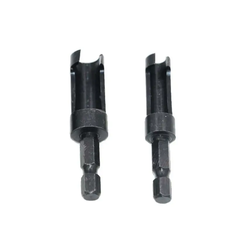 

1/4 Hex Shank Woodworking Carbon Steel Wood Work Plug Cutter Cutting Power Tool Drill Bit Set