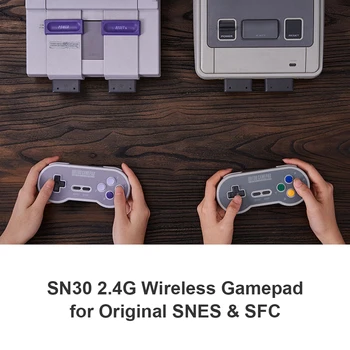 

8BitDo SN30 Retro 2.4GHz Gamepad Wireless Joystick for SNES/SFC Controller