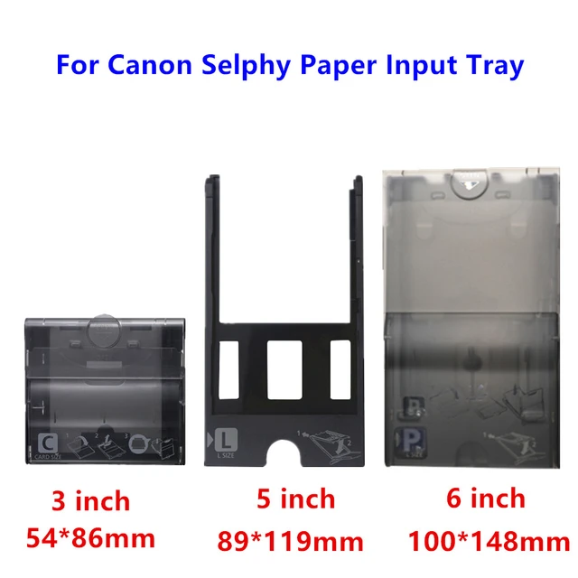 Paper Input Tray Fit for Canon Selphy CP1300 CP1200 CP1000 CP910 CP900  Photo Printer Tray 3/5/6 inch Postcard Size 3 inch Tray