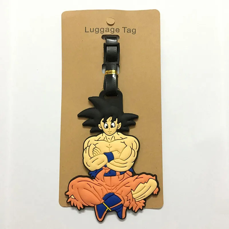 Аниме Dragon Ball Son Goku Saiya багажные бирки сумка дорожные аксессуары