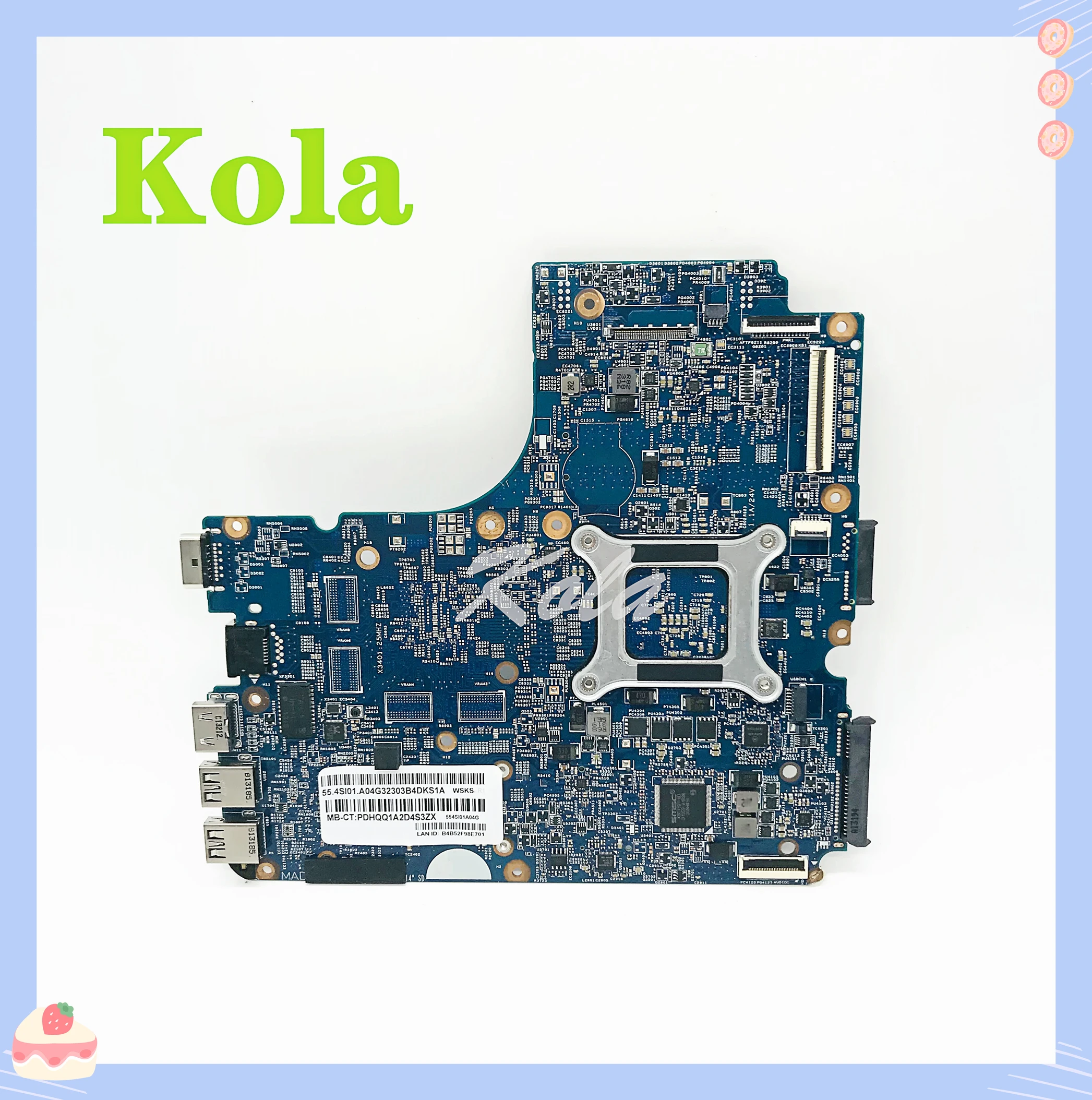 Placa base para ordenador portátil HP Probook 712921 S 501 S, 712921-4540, 4440-001, con SRON2 I3-3110M, CPU integrada, DDR3, 100%, completamente probada - Imagen 2