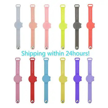 

New Silicone Hand Wash Sanitizer Bracelet Press Type No Wash Handsanitizer Disinfectant Bracelet Wash Cleaner Strap With Bottle