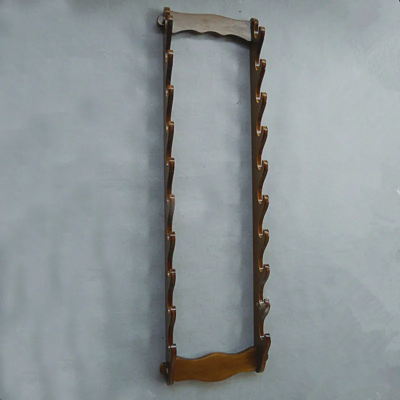 Han Sword стенд настенный меч стенд Многоэтажный твердый деревянный меч стойка поддержка висячая