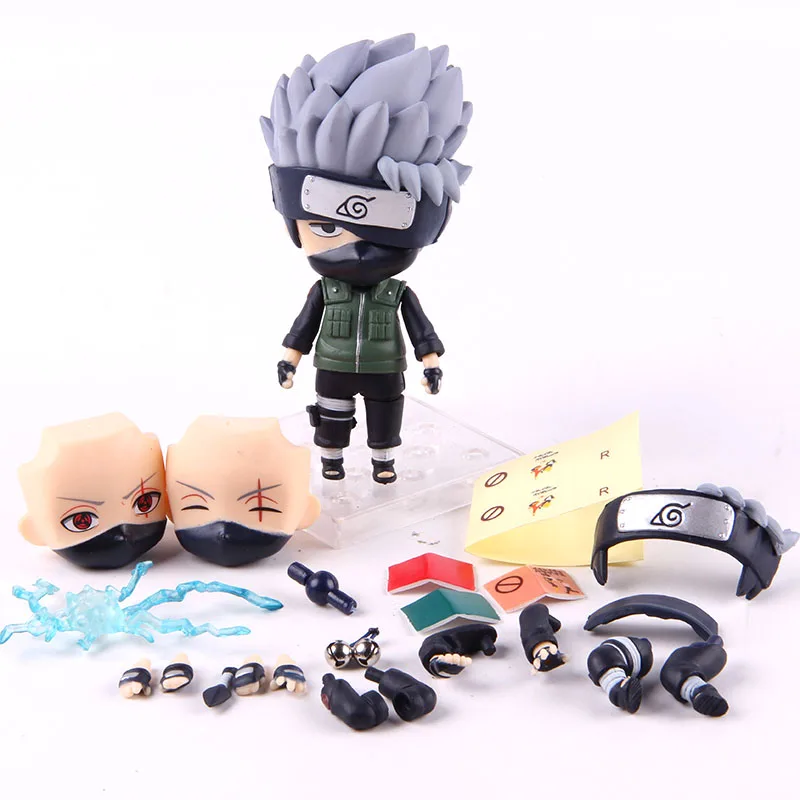 Наруто Shippuden Nendoroid 724 Аниме Наруто Хатаке Какаши фигурка ПВХ Коллекционная модель игрушки 11 см