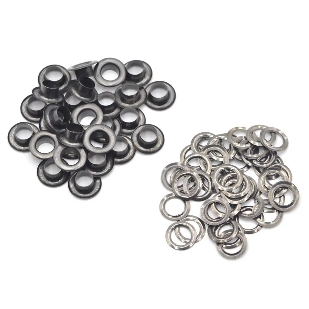 Pure Brass Grommet Eyelet With Washer 100sets 5mm/6mm/8mm/10mm Fit Leather DIY Craft Shoes Belt Cap eyelet grommet ring,eyelet grommet ring kit,grommet eyelet kit,screw back eyelets,metal eyelet buttons