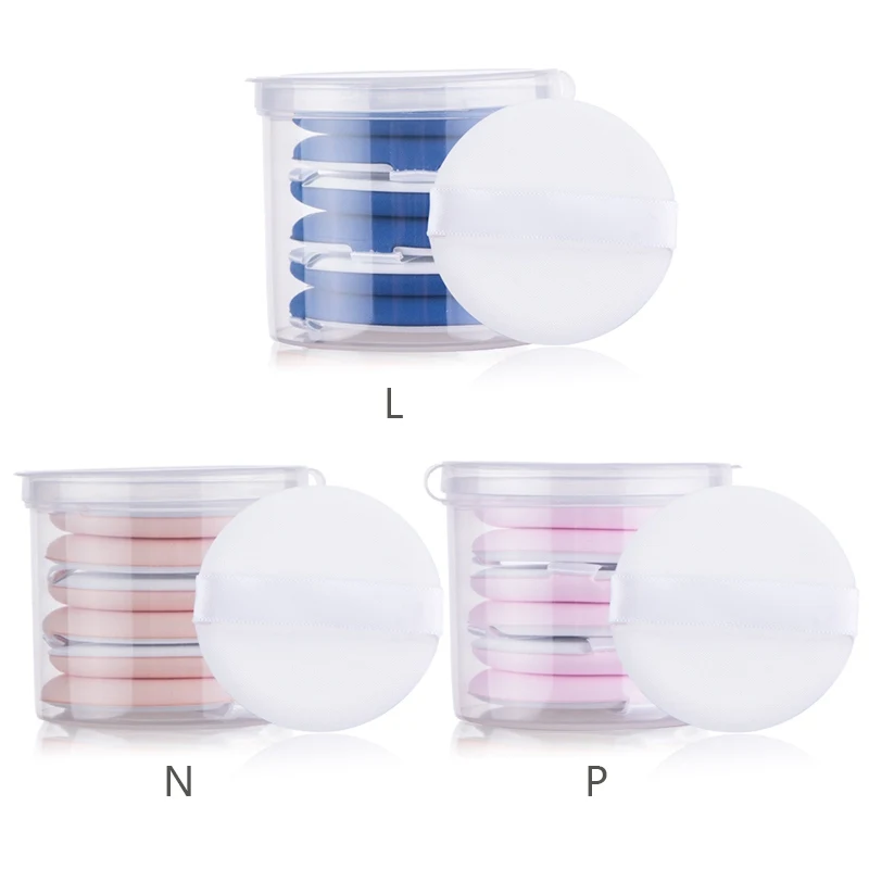 Pro Cosmetic Puff 6 шт. воздушная подушка пуф для макияжа не латексная сухая влажная двойного использования косметическая пудра слоеный макияж профессиональный