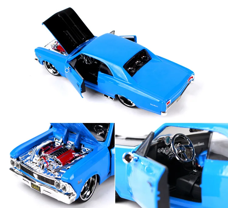 Maisto 1966 Chevrolet SS 396 модель сплава модифицированная модель автомобиля Металл че Баи Цзянь