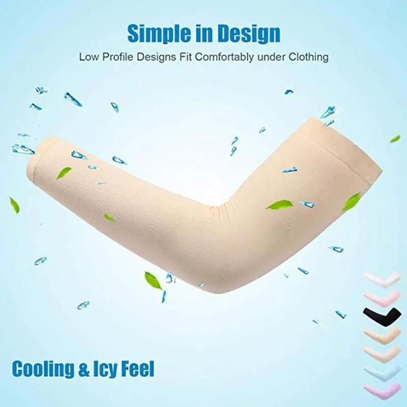 1 пара для мужчин и женщин на руку рукав летняя Защита от солнца УФ лучей