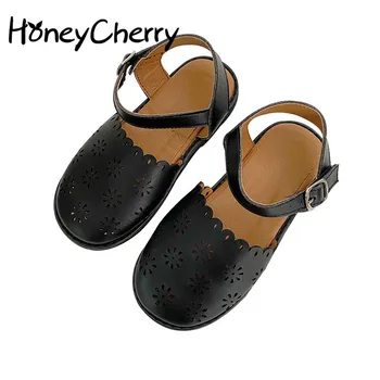 

Girls Head Sandals Fashion Soft Children Shoes New Summer Hollow Breathable Female Baby Shoes toddler sandals