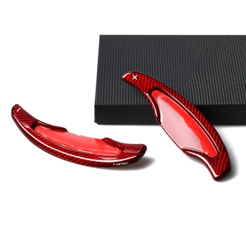 

Red Car Steering Wheel Shift Paddle Carbon Fiber Shifter Extension For Cadillac ATS ATS-L 2013 2014 2015 2016 2017 2018 2019