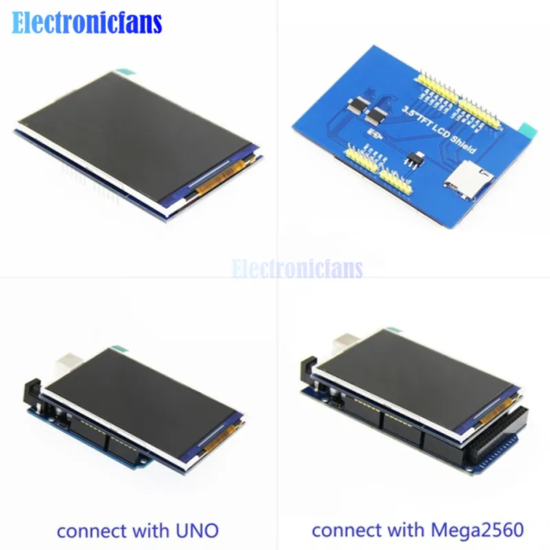 3," 3,5 inch 480*320 TFT экран ЖК-модуля Дисплей ILI9486 контроллер Arduino UNO MEGA2560 доска с/без сенсорной панели
