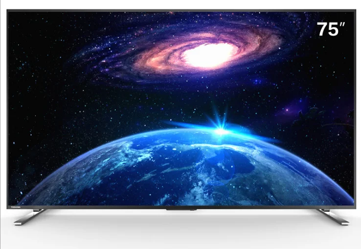 75 дюймов 4K светодиодный экран монитор и многоязычный Смарт wifi Android 7,1 OS светодиодный IP DVB-T2 tv