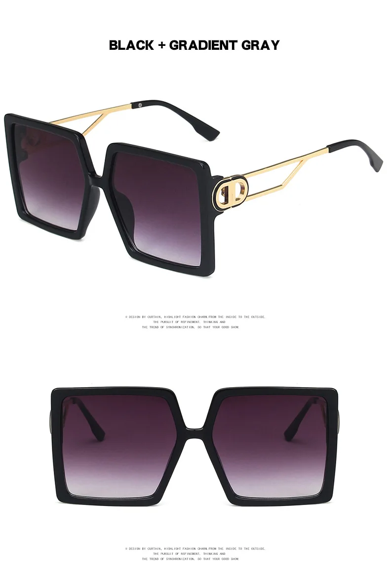 Hollow Square Sunglasses