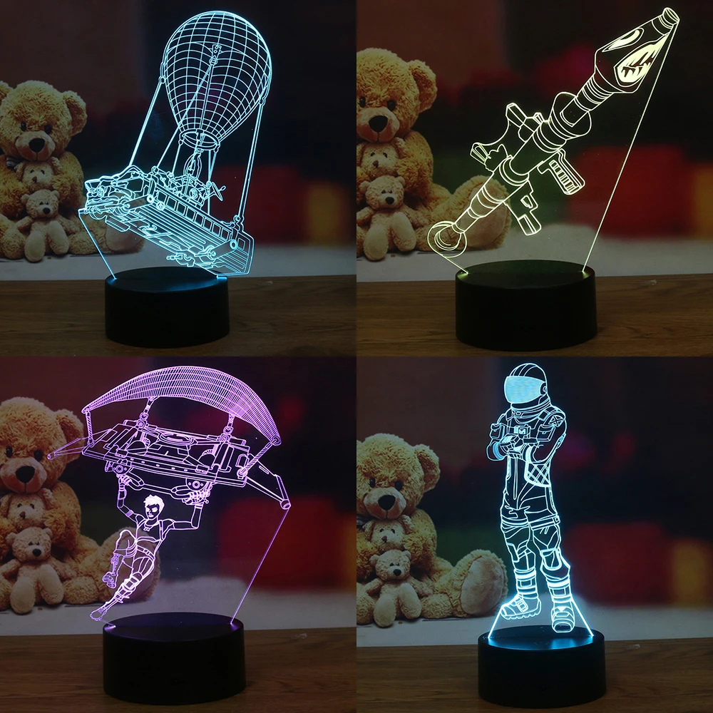  Souvenir Gift Llama 7 Colors Touch Table Desk Light 3D LED Lava Lamp Acrylic Illusion Room Atmosphe
