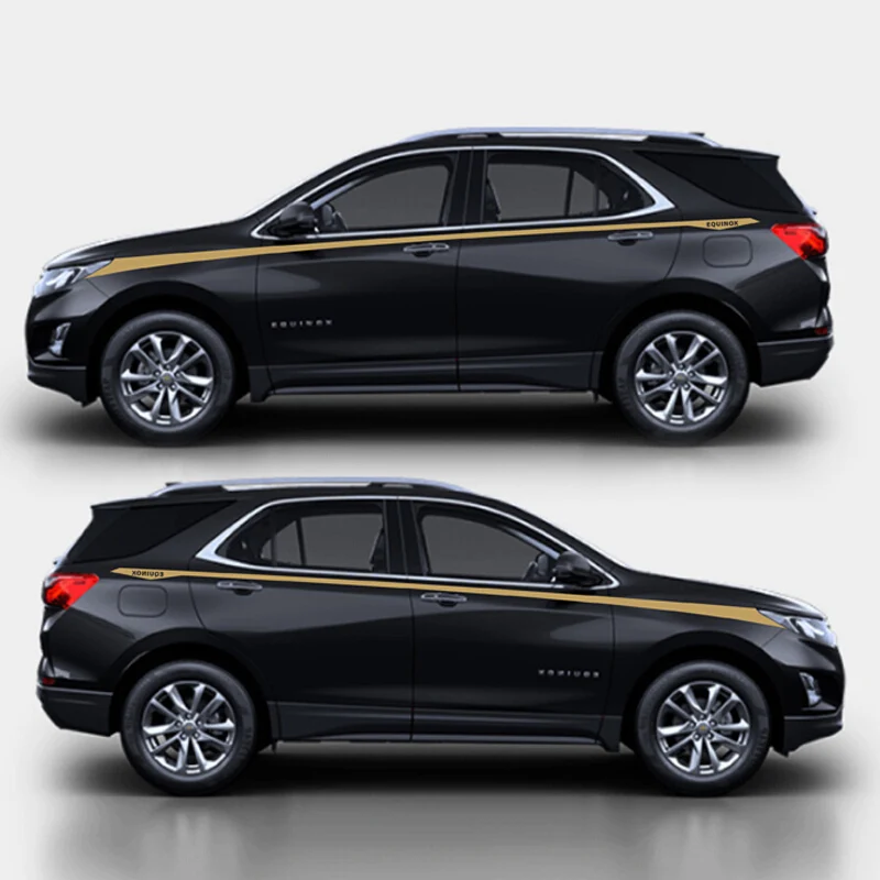 Спортивные полоски наклейки для автомобиля Chevrolet равноденствие Авто кузова индивидуальная наклейка внешние аксессуары