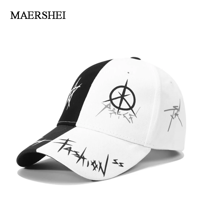 Baseball-Cap Snapback Sports-Hats Graffiti Custom Fashion Women Hip-Hop-Cap Cotton MAERSHEI