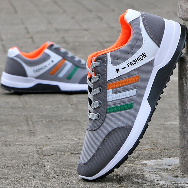 Кроссовки мужские из дышащего текстиля повседневная обувь для ходьбы легкие