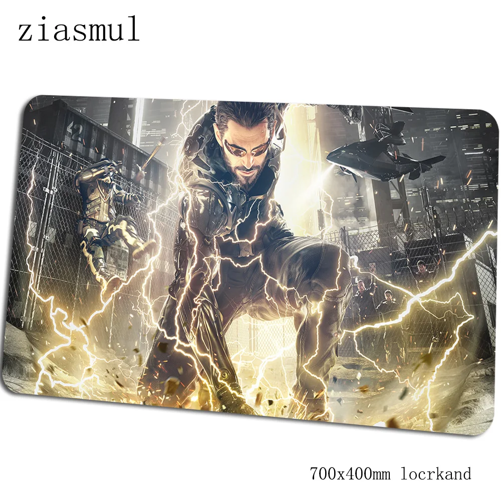 Deus Ex коврик для мыши xl компьютерный коврик 70x40 см игровой коврик для мыши большая красочная клавиатура со встроенной мышью игры ПК геймер стол - Цвет: Size 700x400x2mm