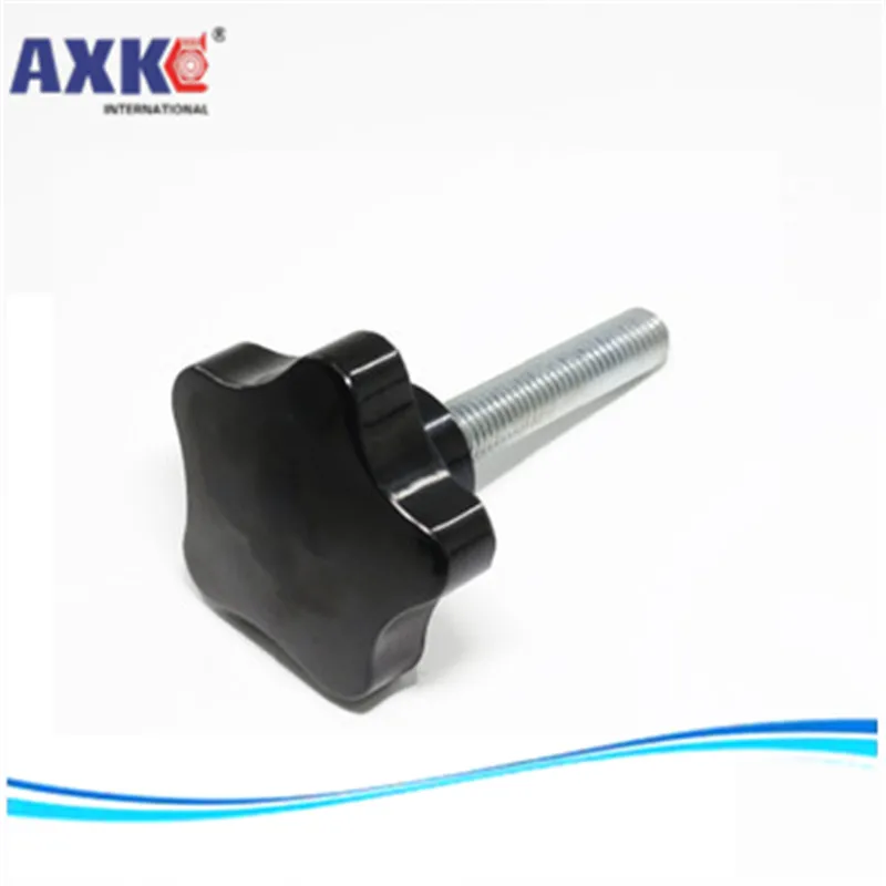 AXK, 1 шт., M12, резьба в форме звезды, зажимные гайки, ручка для промышленного оборудования, бакелитовая пластиковая головка, ручка с винтовой головкой, диаметр 48