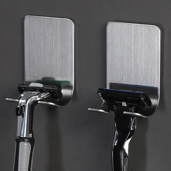 

Pongee Beard Shave Knife Rack Boring Hook Bathroom Organizer Wall Mounted Type Hook Bathroom Organizer Accessories Wall Bathroom