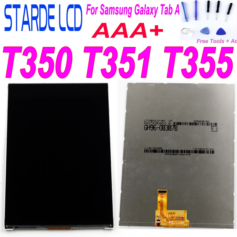

New For Samsung Galaxy Tab A SM-T350 T350 T351 T355 SM-T351 SM-T355 Replacement LCD Display Screen 8 inch Repair Part with Tools