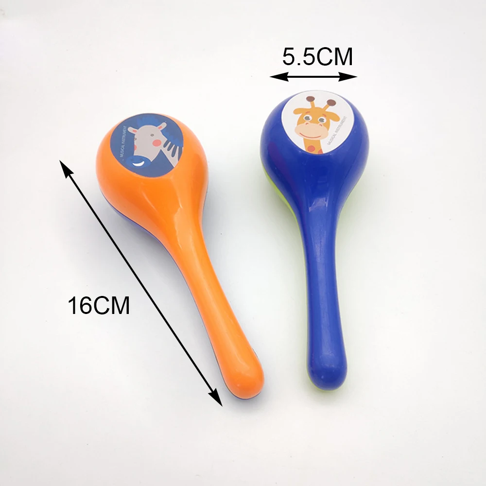 6Pcs Musical Instrument Toy Drum Bell Rattle Set Kids Percussion Sets Toddlers Preschool Educational Learning Musical Toy Gift