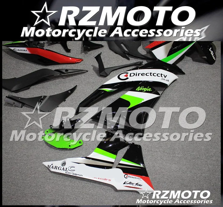 Мотоциклетный обтекатель abs Подходит для Kawasaki ZX6R 636 599 ZX-6R 2009 2010 2011 2012 корпусные детали пресс-форм Магазин № 0319