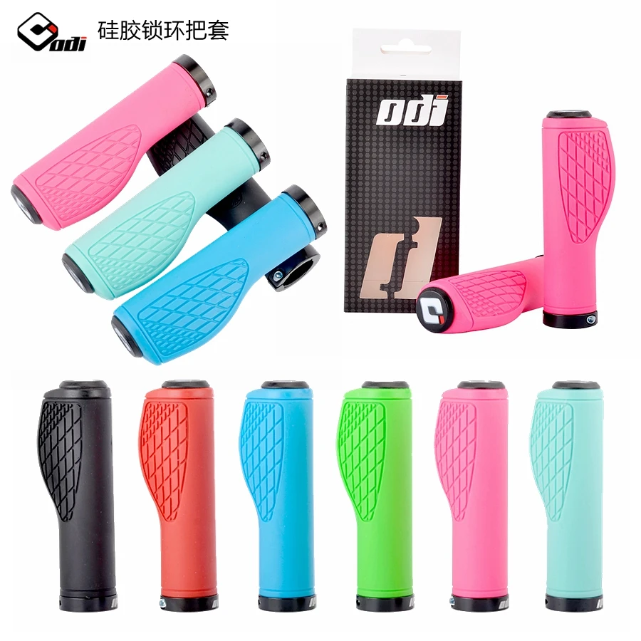 ODI Mountain Bike Cover Meat Ball Silicone Locking Ring Non-slip Comfortable Small Cloth Folding bicycle Handlebar grips |