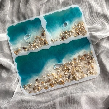

Irregular Square Ornaments Home Decorations Casting Silicone Mould DIY Crafts Making Tool Crystal Epoxy Resin N3 20 Dropship