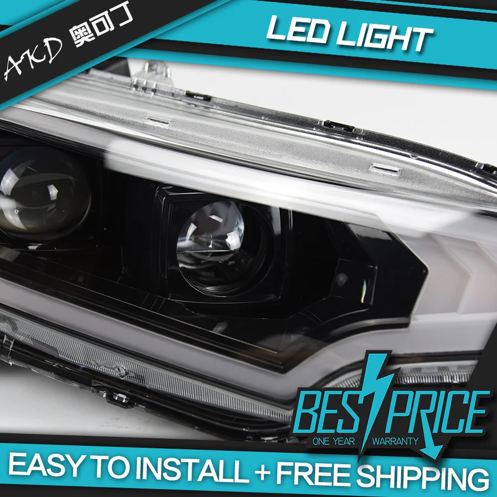 

Car Styling For Honda Fit gk5 gk 5 2014 2015 2016 2017 Headlamp DRL Lens Double Beam of 4 LED Red LED Angle Eye Style