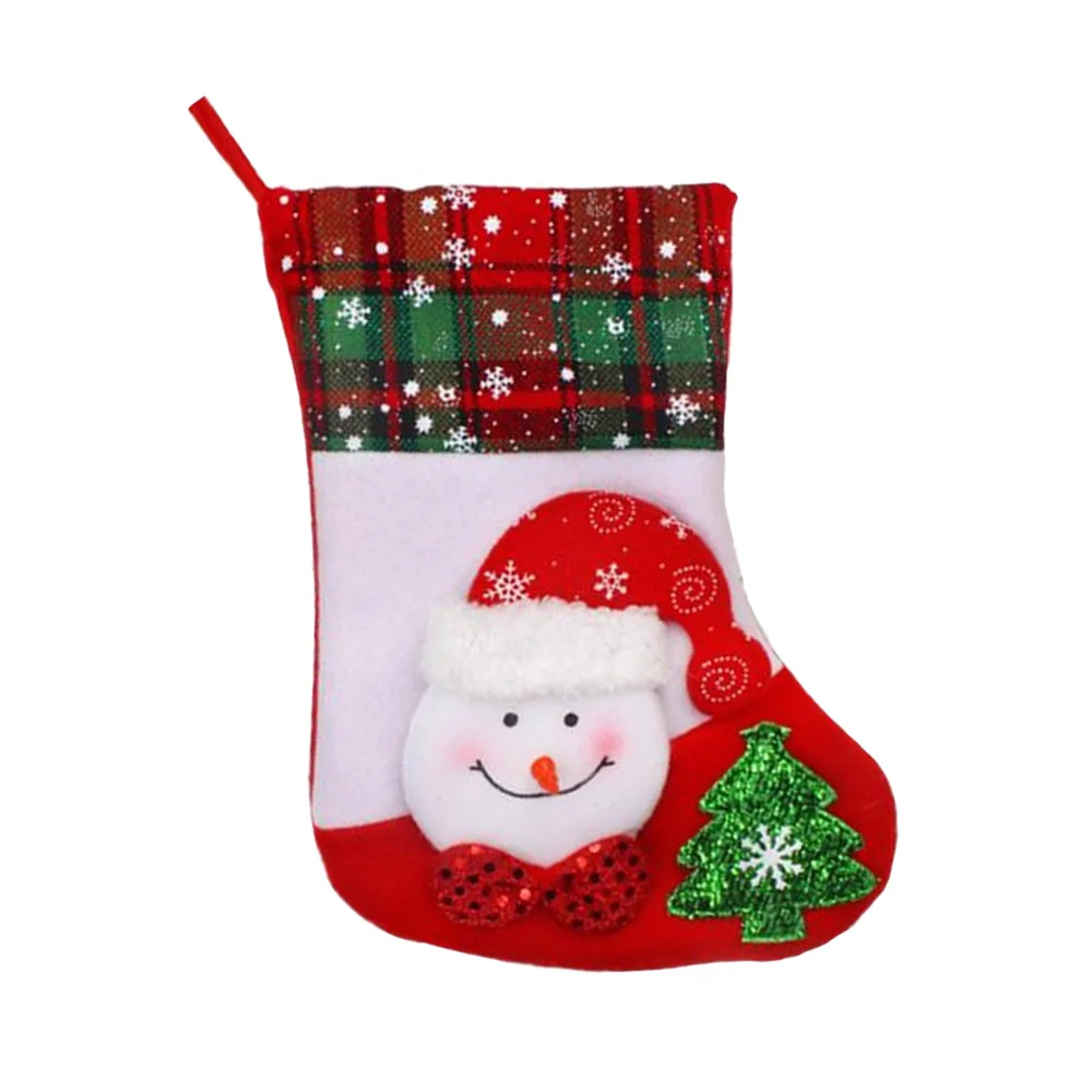 

Home Patry Mini Socks Christmas Stocking Santa Claus Candy Christmas Gifts Bag Xmas Tree Hanging Decor Christmas warm Stockings