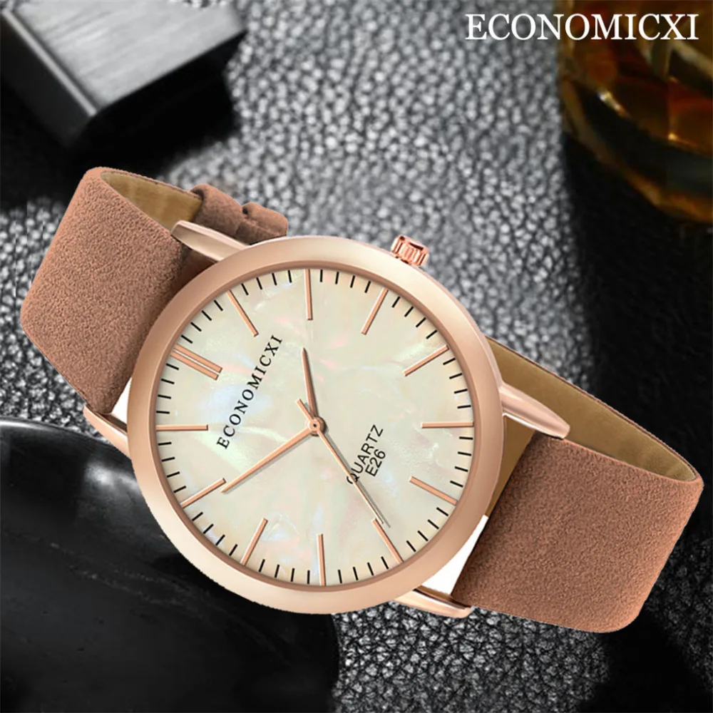 Zegarek Damski женские часы повседневные с сетчатым ремешком модные кожаные женские кварцевые часы круглые наручные часы подарок Reloj Mujer# W