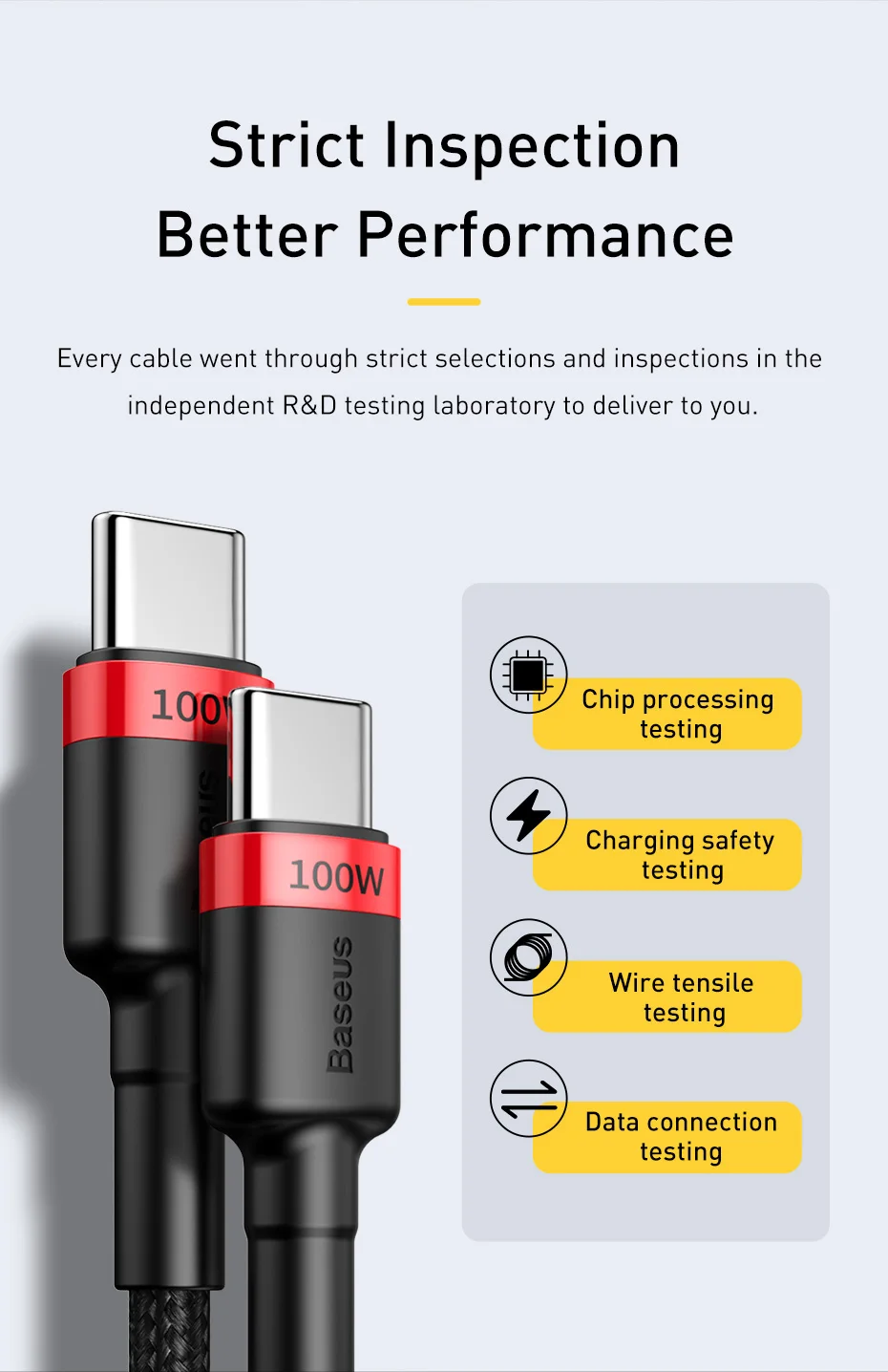 Кабель Baseus usb type-C-usb type-C 5А 100 Вт PD Quick Charge 4,0 кабель type-c для samsung Xiaomi Redmi Note 10 8 Pro Macbook