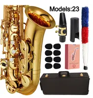 MFC саксофон Alto 23 Профессиональный альт саксофон на заказ 23 серия высокий саксофон золотой лак с мундштуком камышовый чехол для шеи