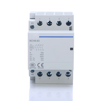 

AC Contactor 4NO/4NC Din Rail Household Durable AC Contactor Relay _WK