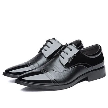 

Men Leather Shoes Luxury Brand England Trend Leisure Business Breathable Shoe For Male Footwear Loafers Men Flats Big Size 38-44