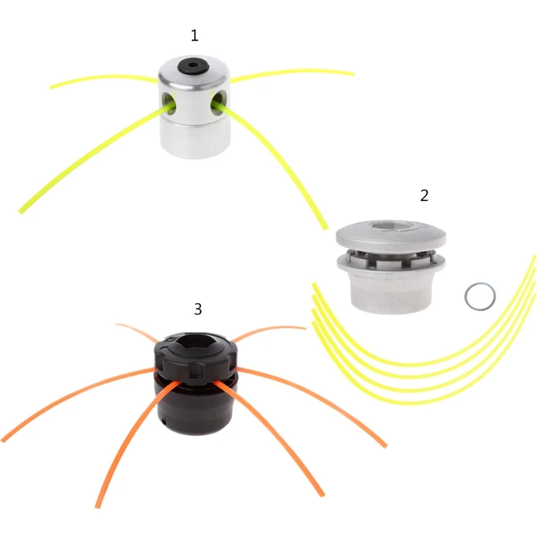 Алюминиевая головка для триммера травы с 4 линиями кустореза аксессуары