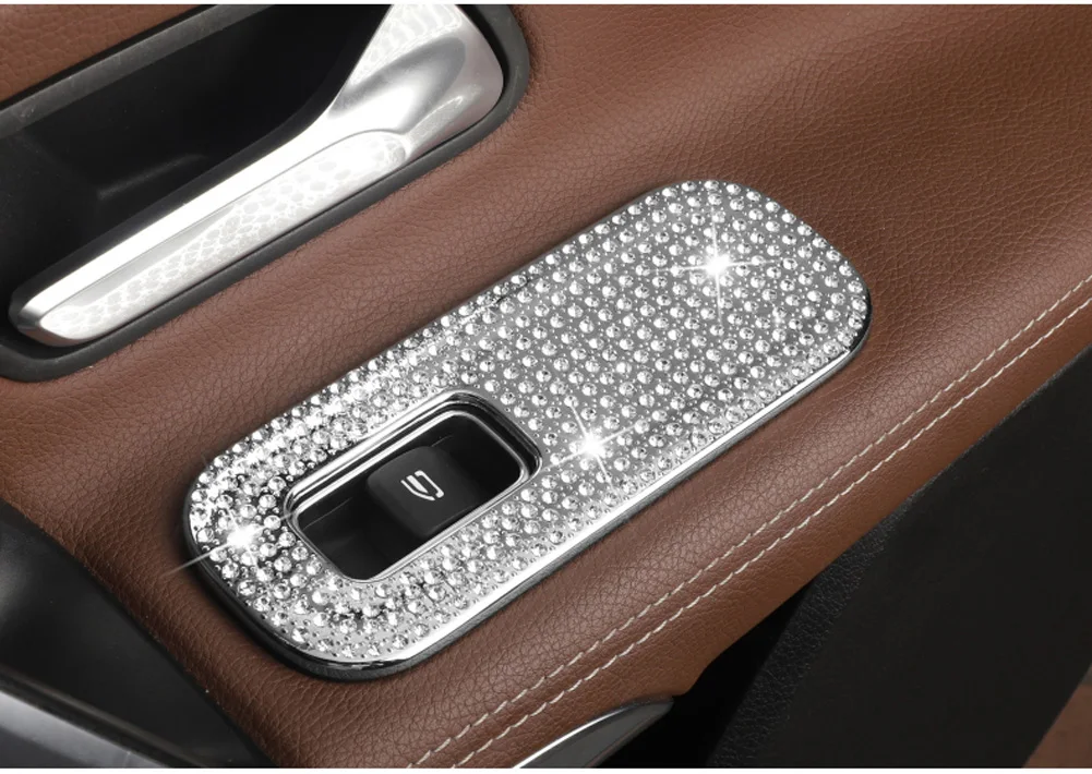 Для Mercedes Benz A Class W177 V177 A180 A200 A220 A250 A35 AMG+ Автомобильный полный комплект молдинги для интерьера, алмазная накладка, наклейка