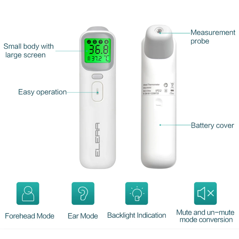 Детский/взрослый Инфракрасный цифровой термометр Мути-фуция lcd Лоб тела термометр бесконтактный прибор измерения температуры